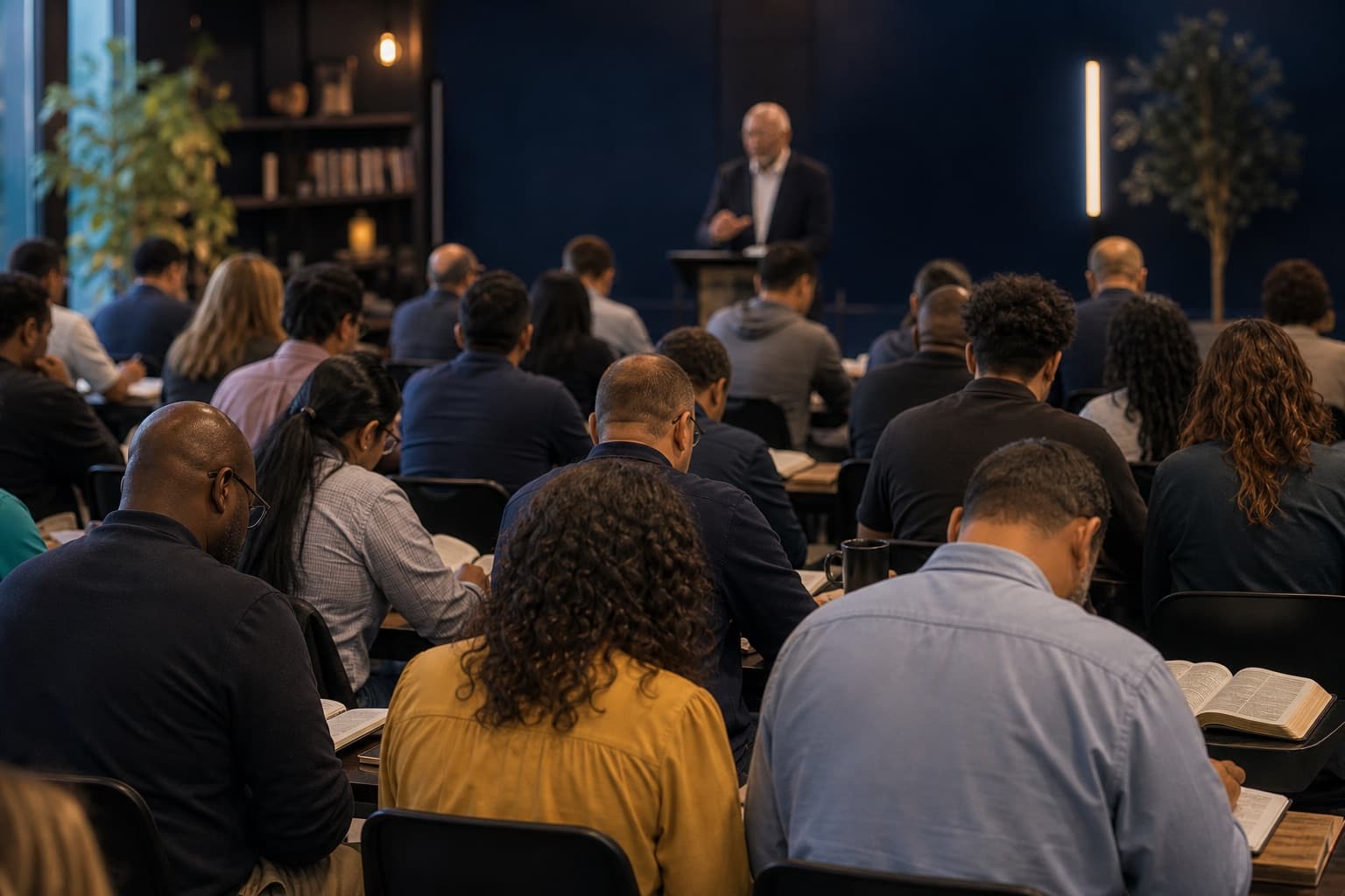 Teaching gathering photo